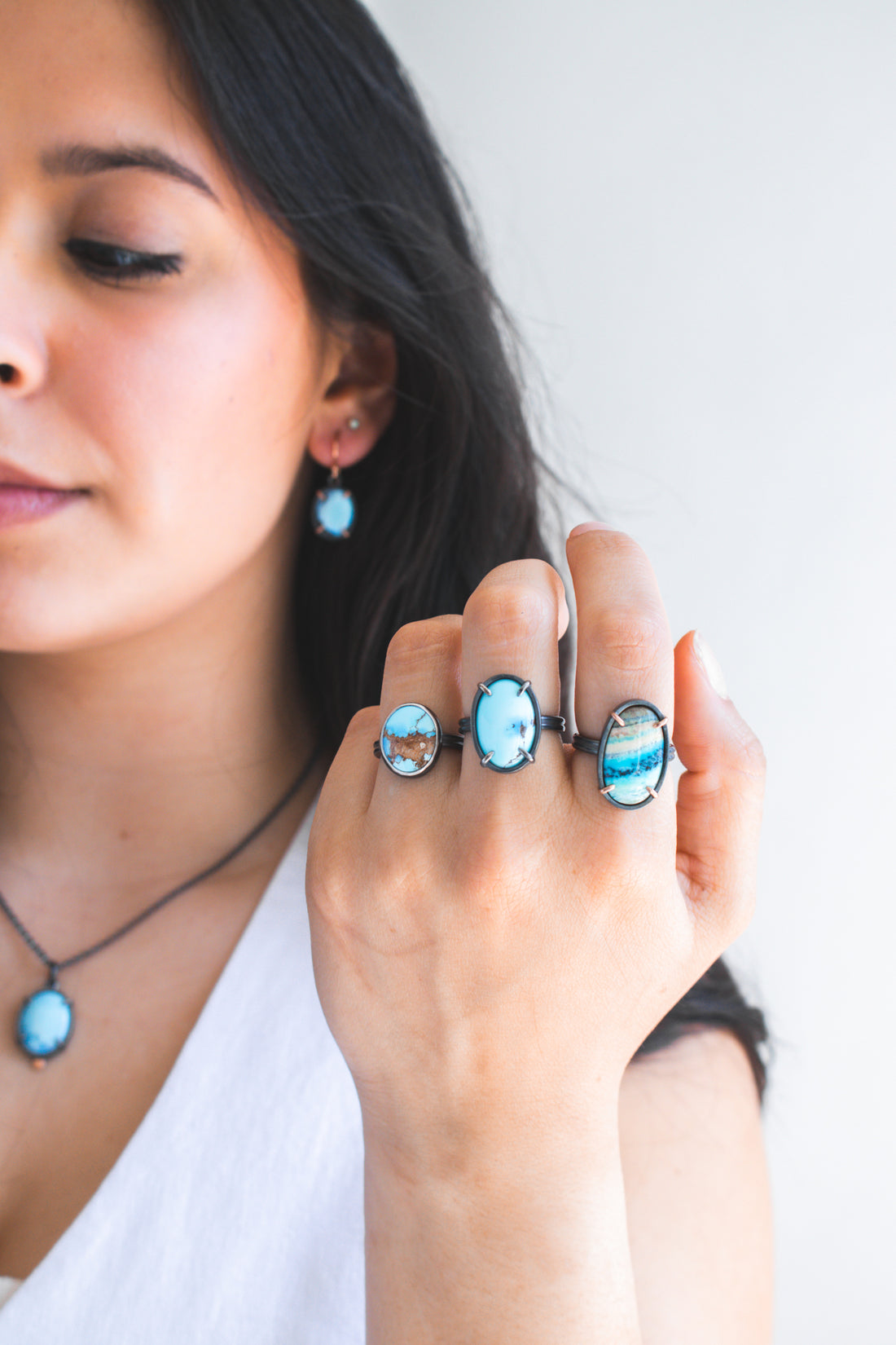 Size 7 |  Opal Wood Oval Ring