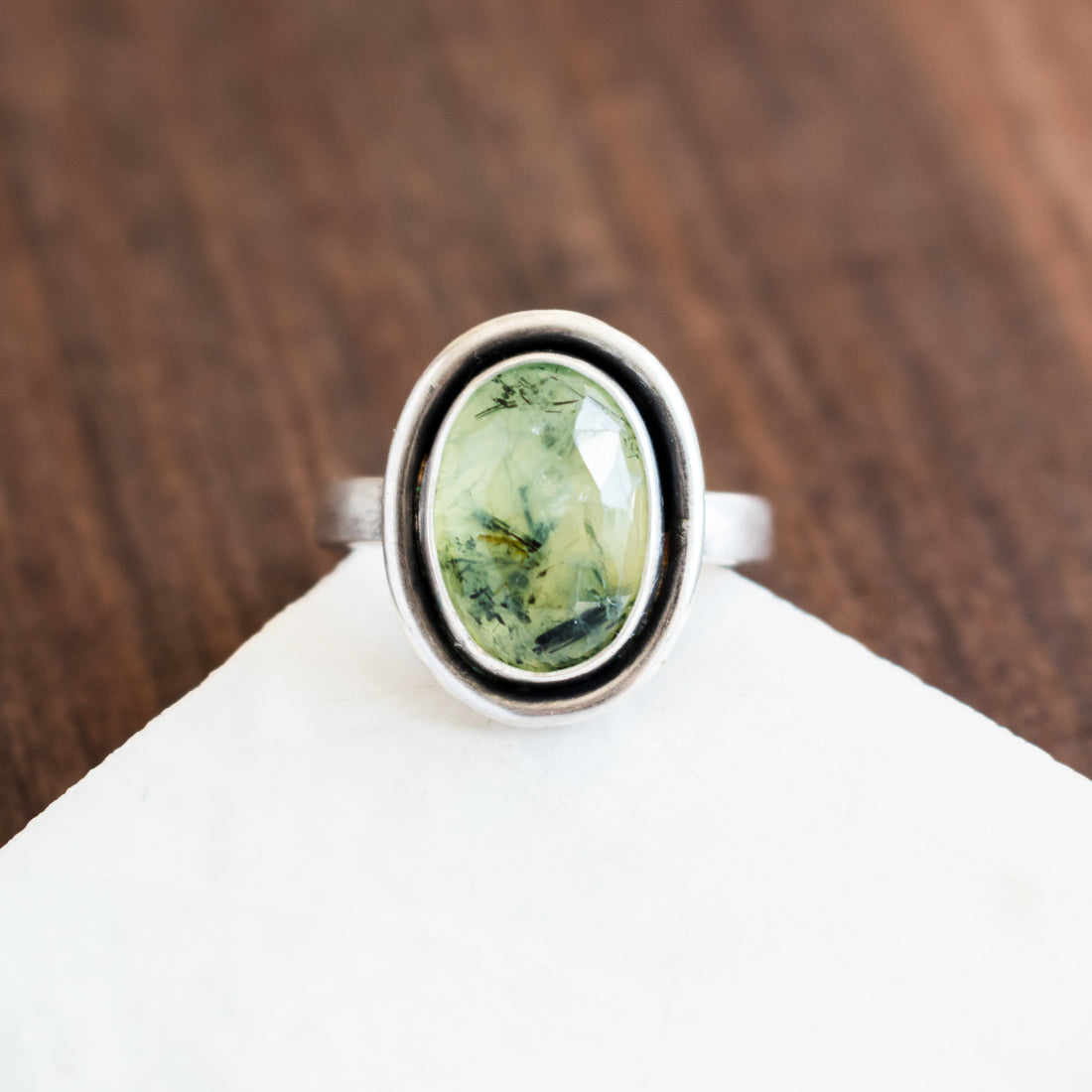 Size 8.25 | Everyday Prehnite Ring