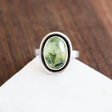 Size 8.25 | Everyday Prehnite Ring