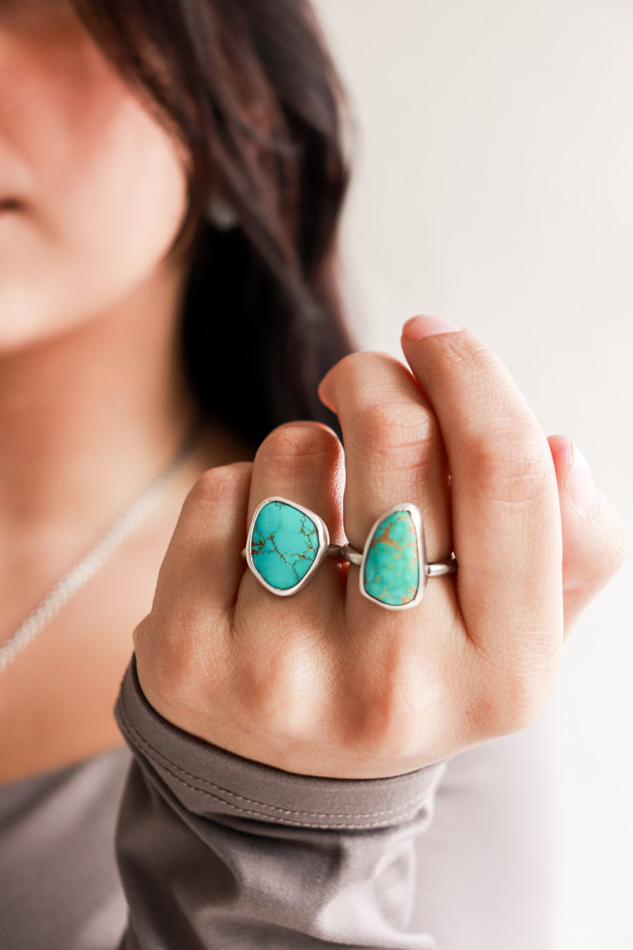 Size 6.75 | Turquoise Oblong Ring