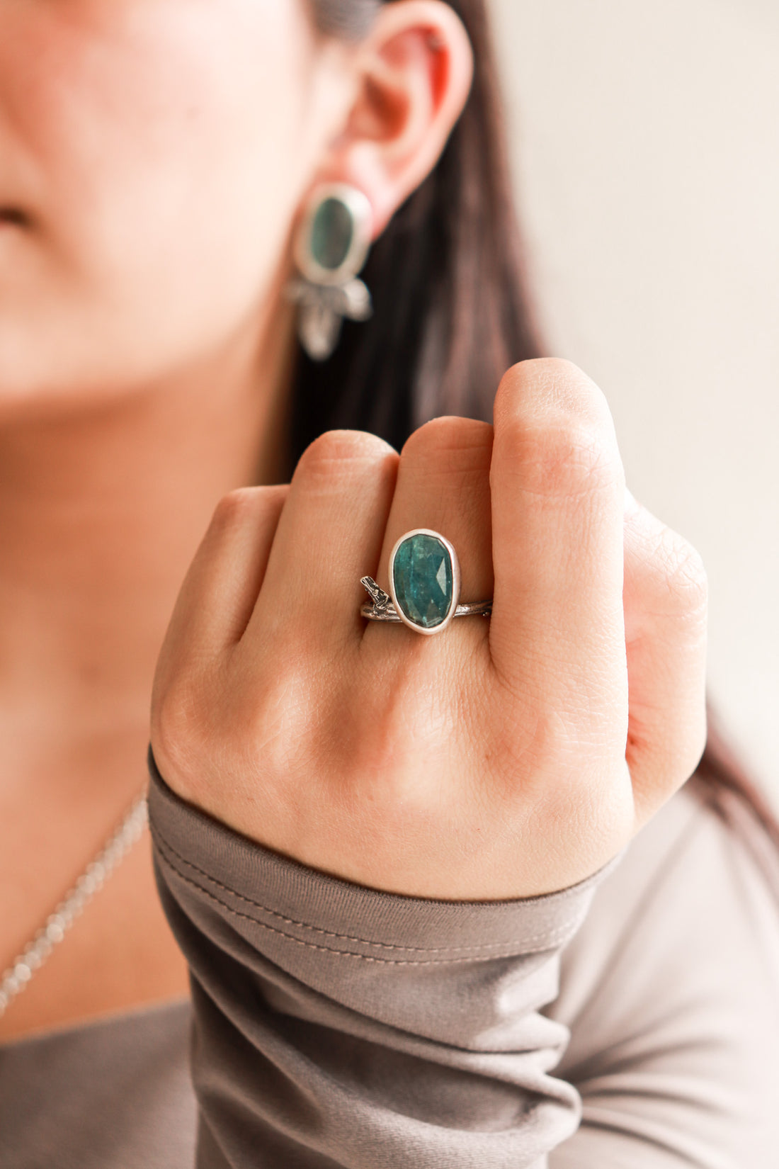 Size 9 | Kyanite Branch Ring