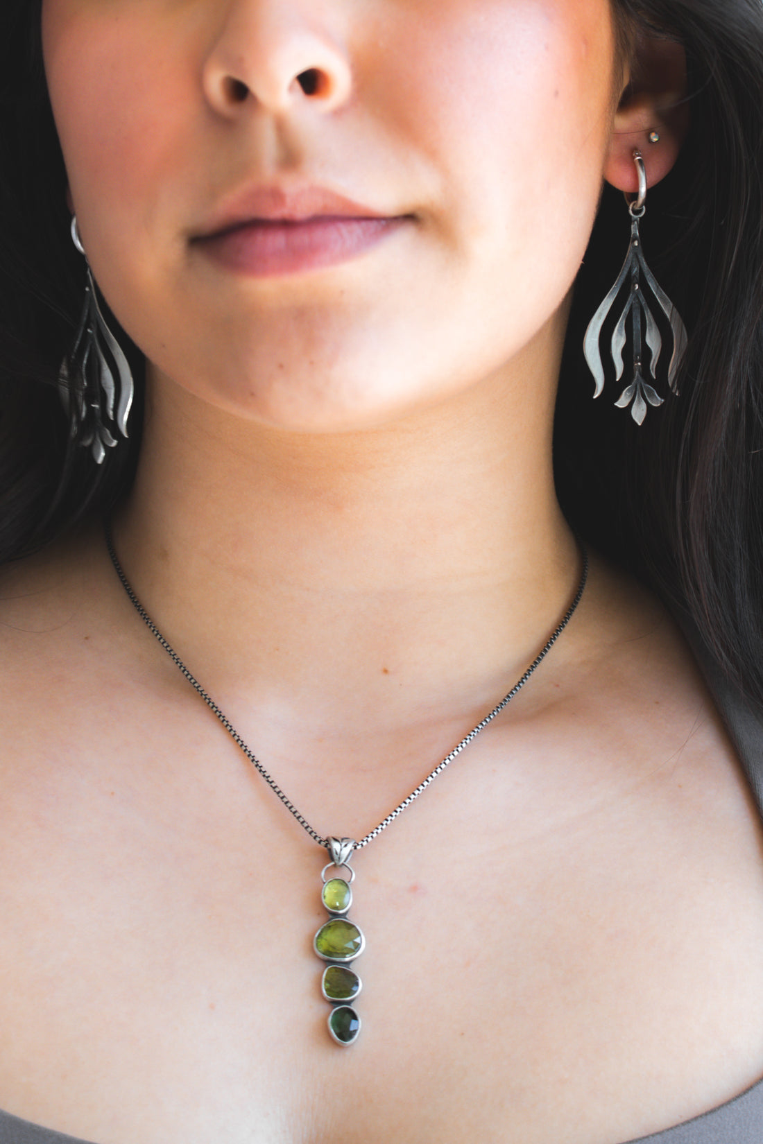Tourmaline Multi Persephone Pendant no.2