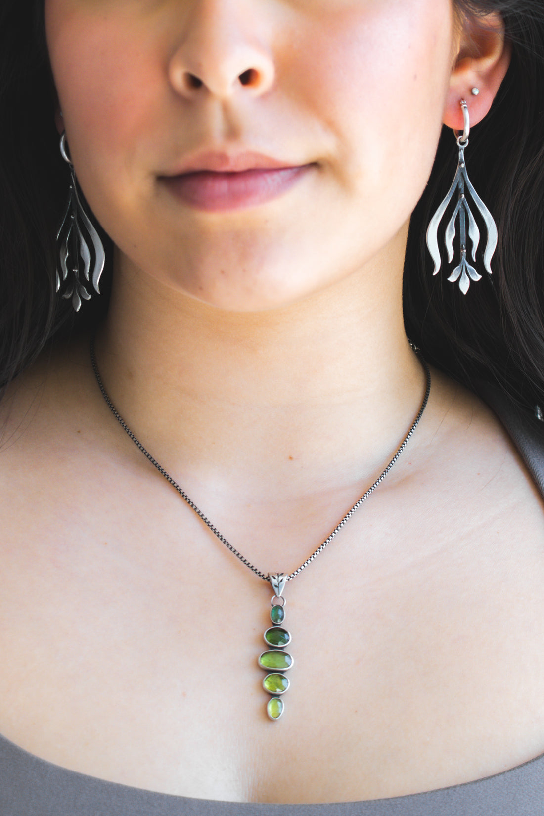 Tourmaline Multi Persephone Necklace no.1