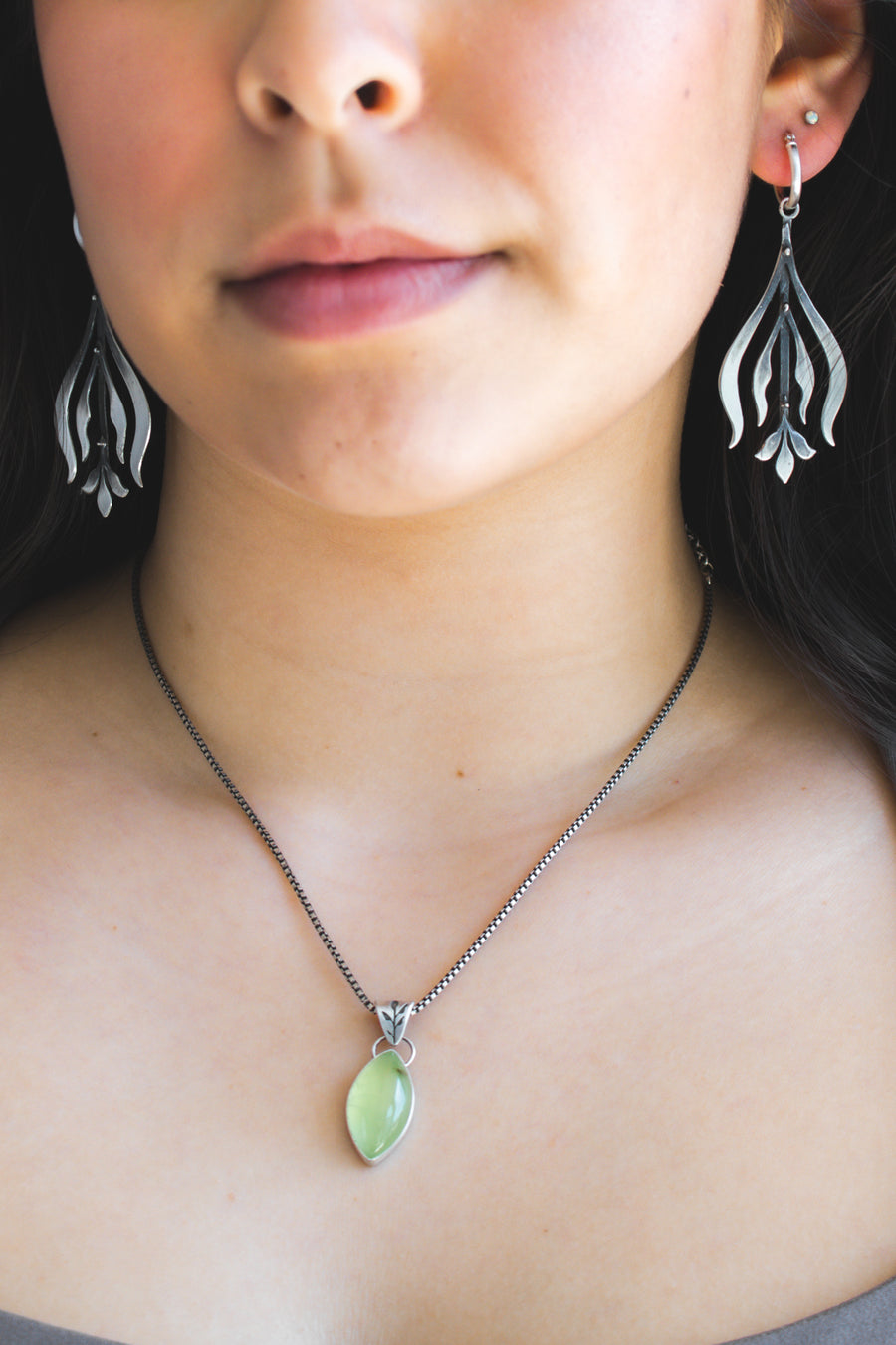 Prehnite Persephone Necklace no.1