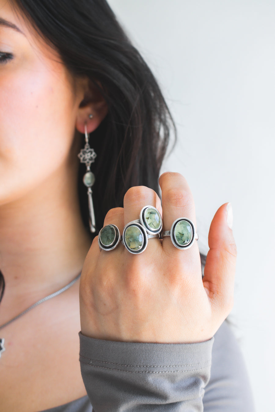 Size 7.25 | Everyday Prehnite Ring