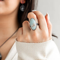 Size 8 | Leland Blue Ring - The Artisan's Bench