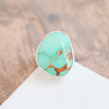 Size 8.25 | Fox Turquoise Ring