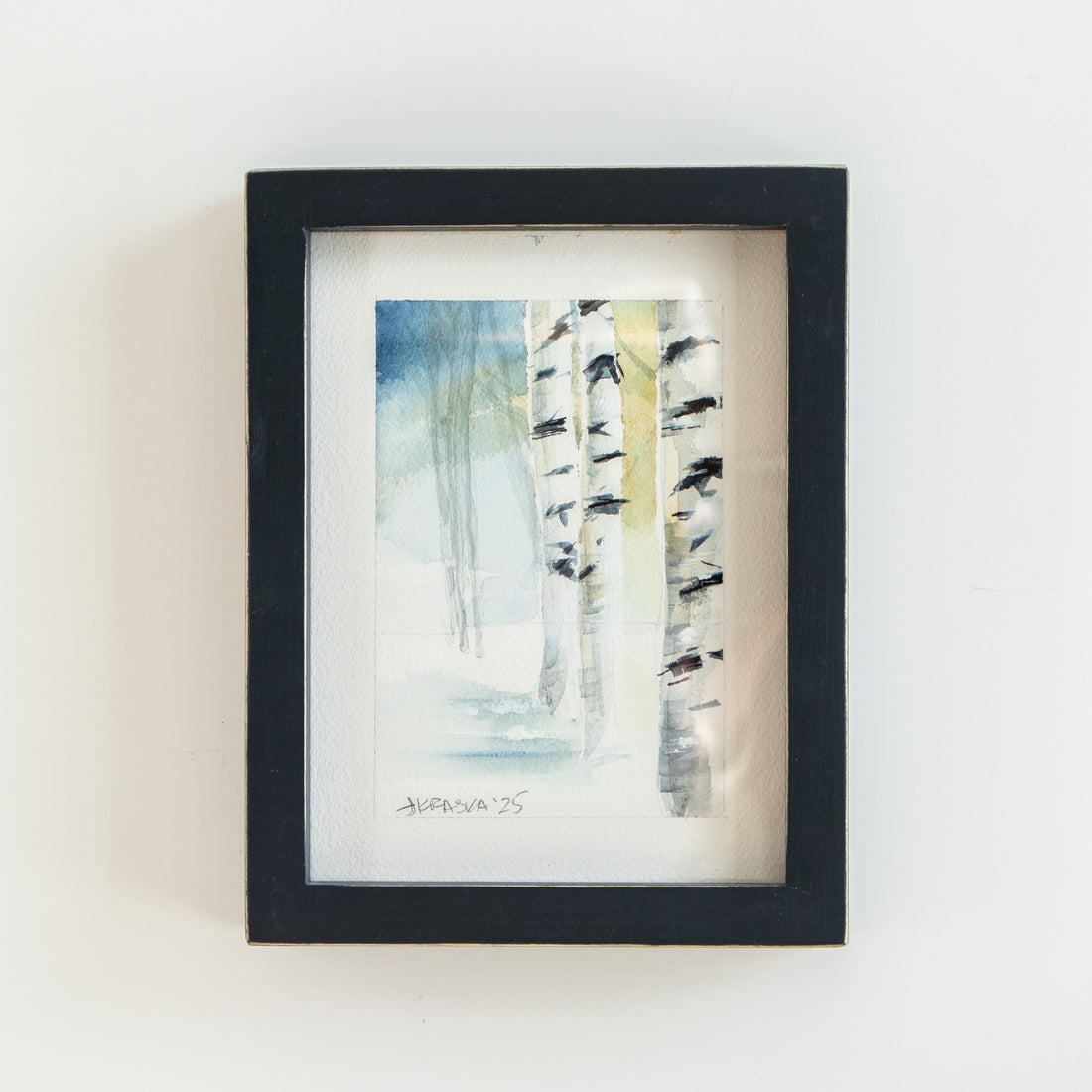 Snowy Birches no.4 | 7x9