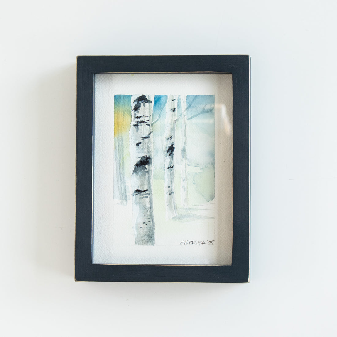 Snowy Birches no.5 | 7x9