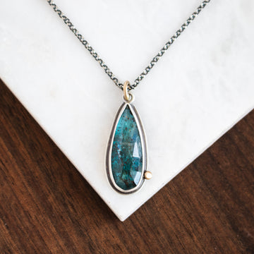 Kyanite Dark Denim Necklace