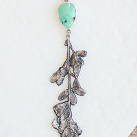 Turquoise Long Botanical Necklace