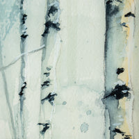 Snowy Birches no.3 | 7x9