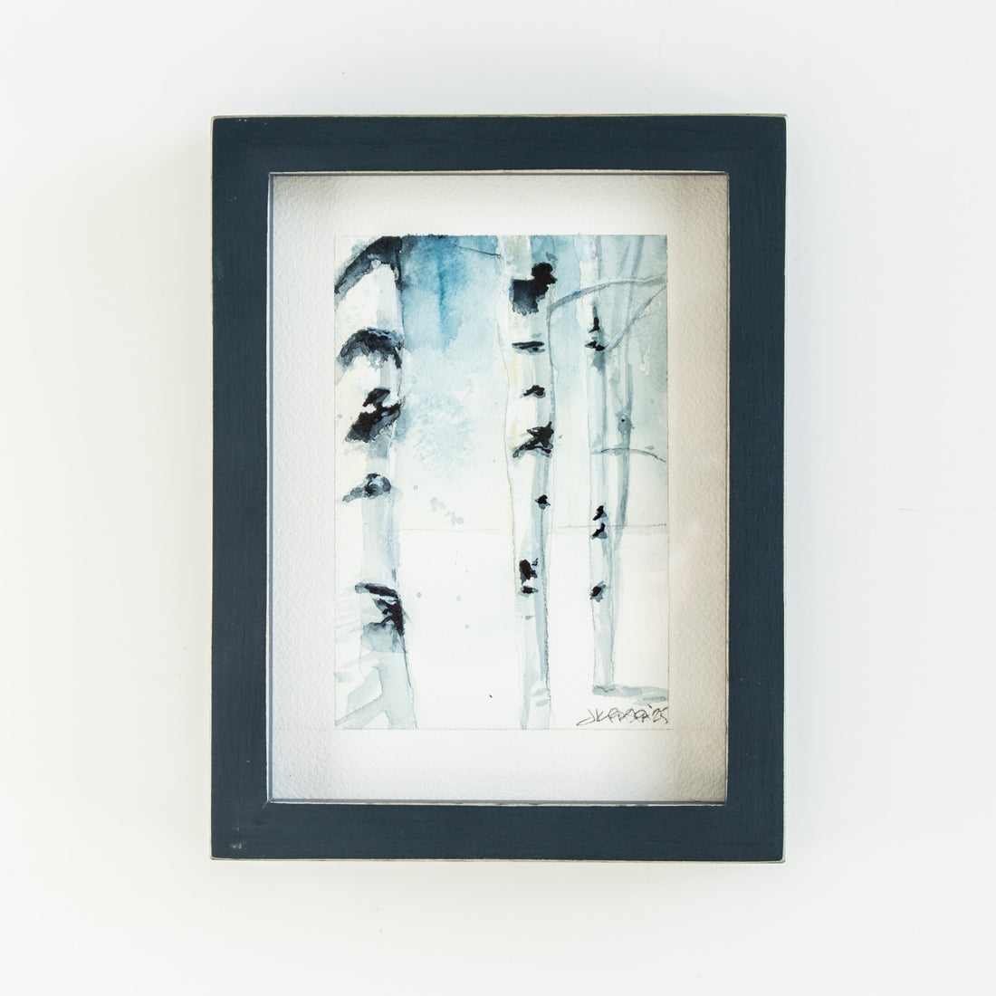 Snowy Birches no.6 | 7x9