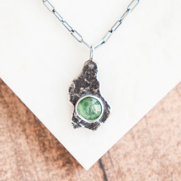 Mint Kyanite Pendant Necklace