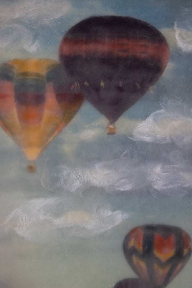 Hot Air Balloons | 6x8 Encaustic