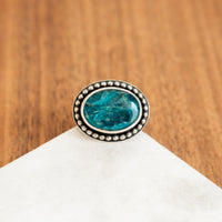 Size 7.5 | Blue Apatite Celestial Ring