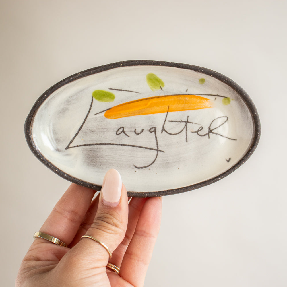 Oval Dish | Laughter