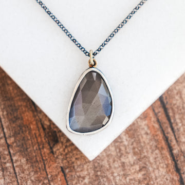 Grey Moonstone Necklace