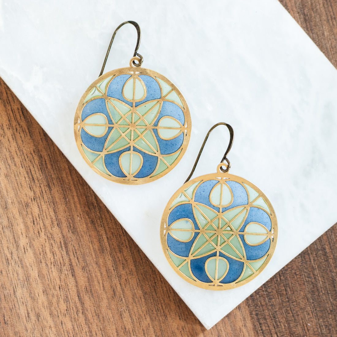 Cathedral Stained Glass Earrings