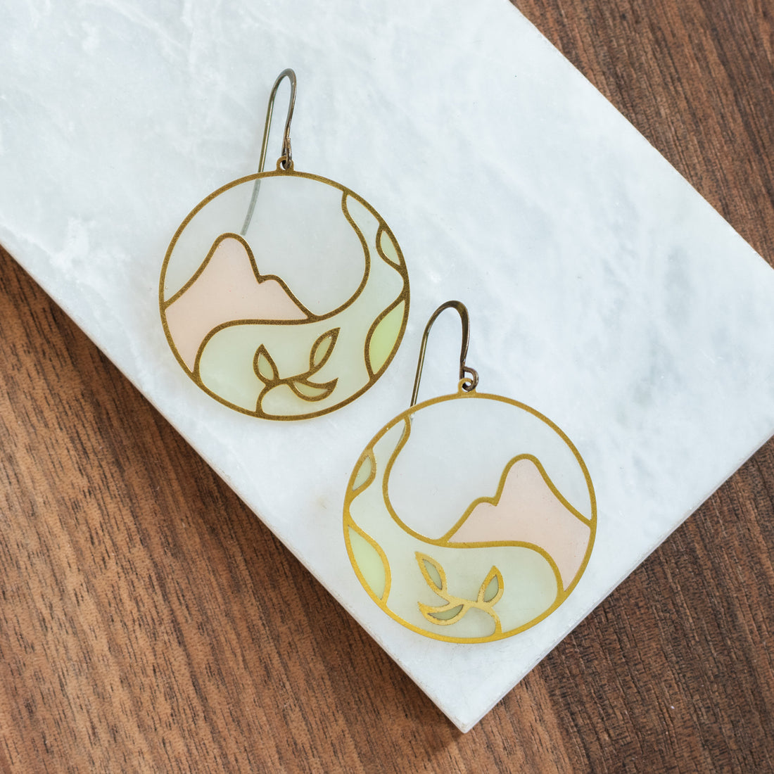 Hill Country Stained Glass Earrings