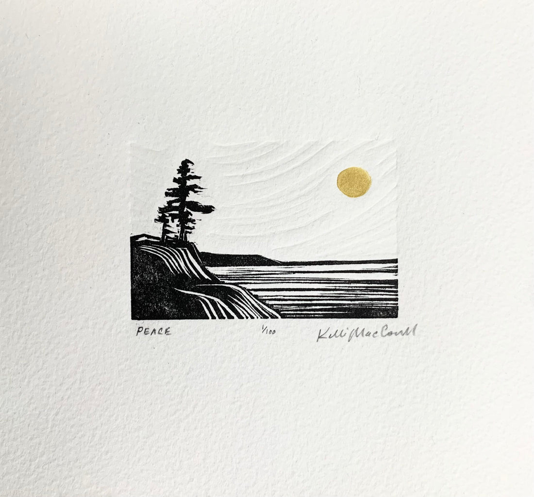 Peace 5.5x6 | Woodblock Print