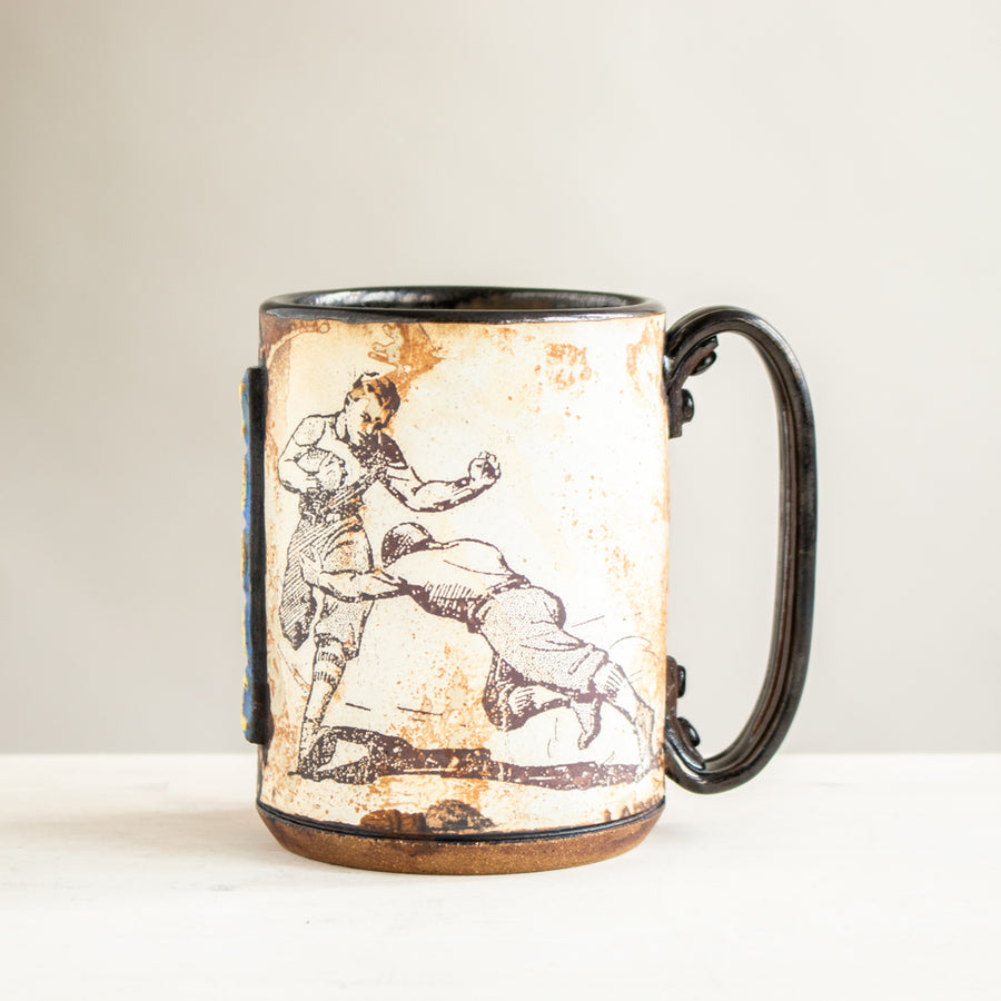 Football Orange / Football White (North) Mug