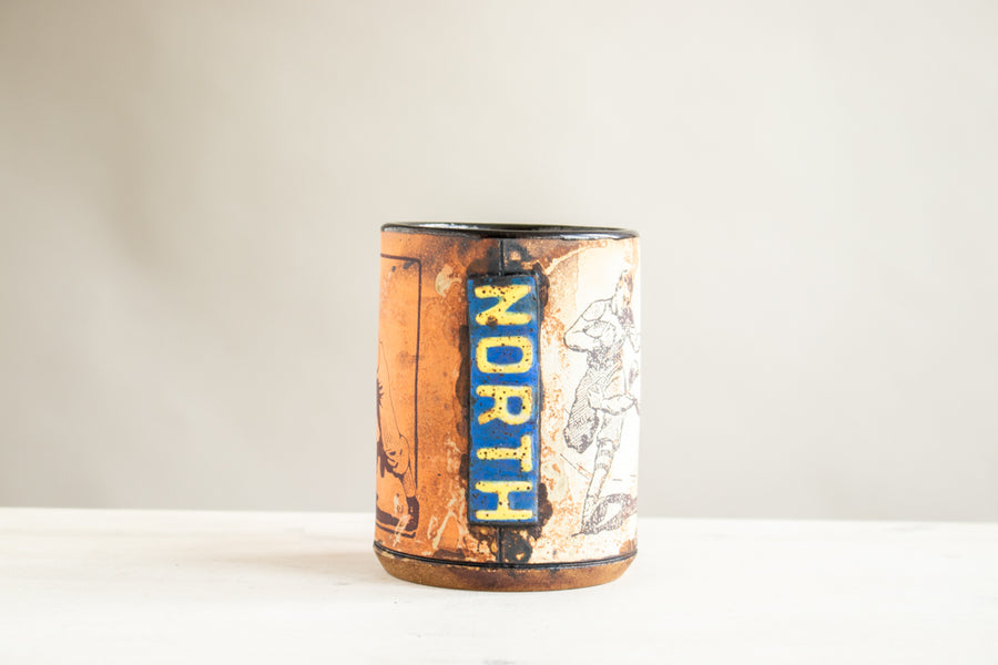 Football Orange / Football White (North) Mug