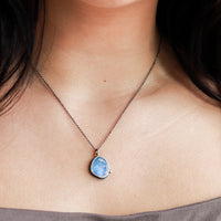 Blue Moonstone 14k Necklace