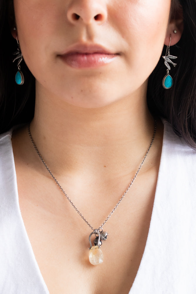 Turquoise Sparrow Earrings