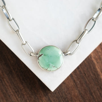 Crescent Lake Variscite Chain Choker