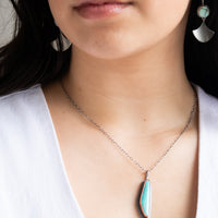 Chinese Turquoise Copper Necklace