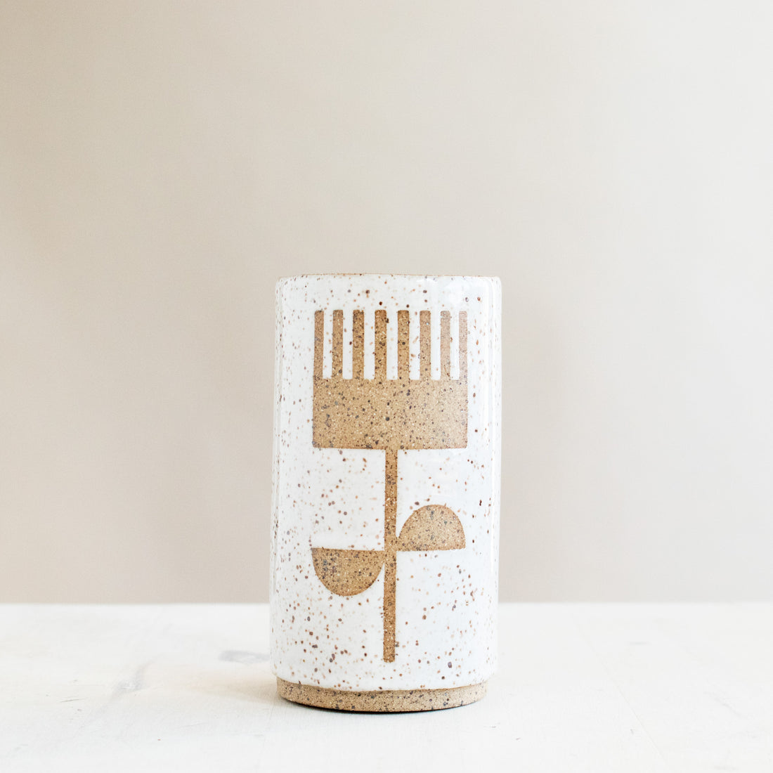 Flowers Mini Vase | Gloss White