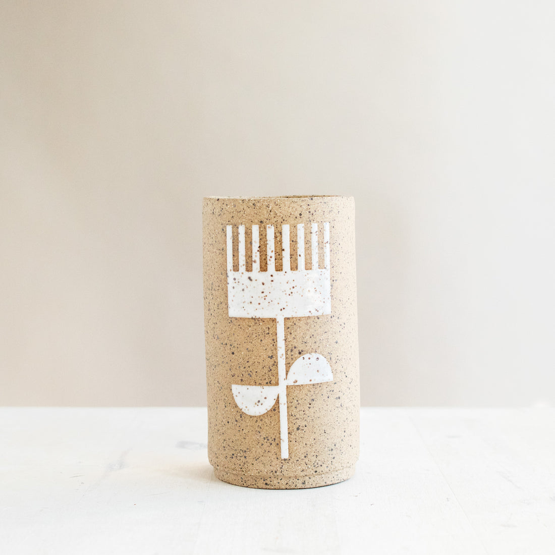 Flowers Mini Vase | Gloss White