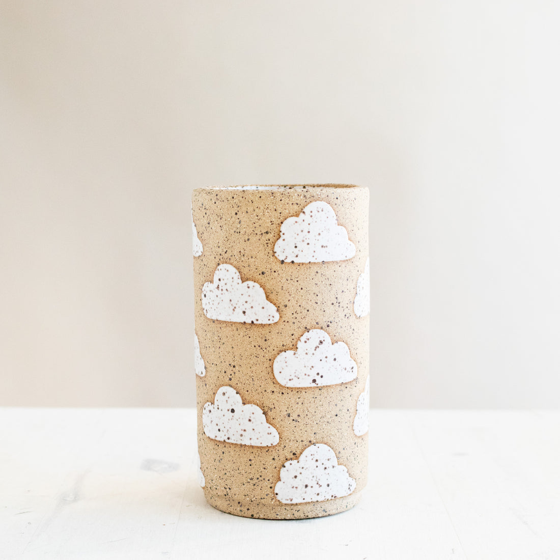 Clouds Mini Vase |  Matte White