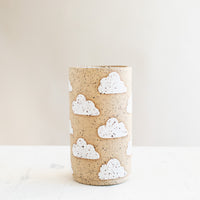 Clouds Mini Vase |  Matte White