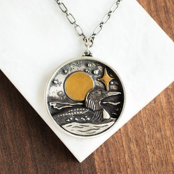 Loon Hand Carved Necklace