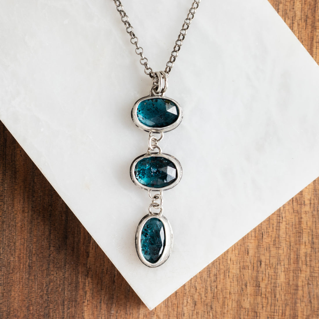 Triple Kyanite Necklace no.1