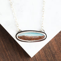 Ocean Jasper Horizontal Necklace