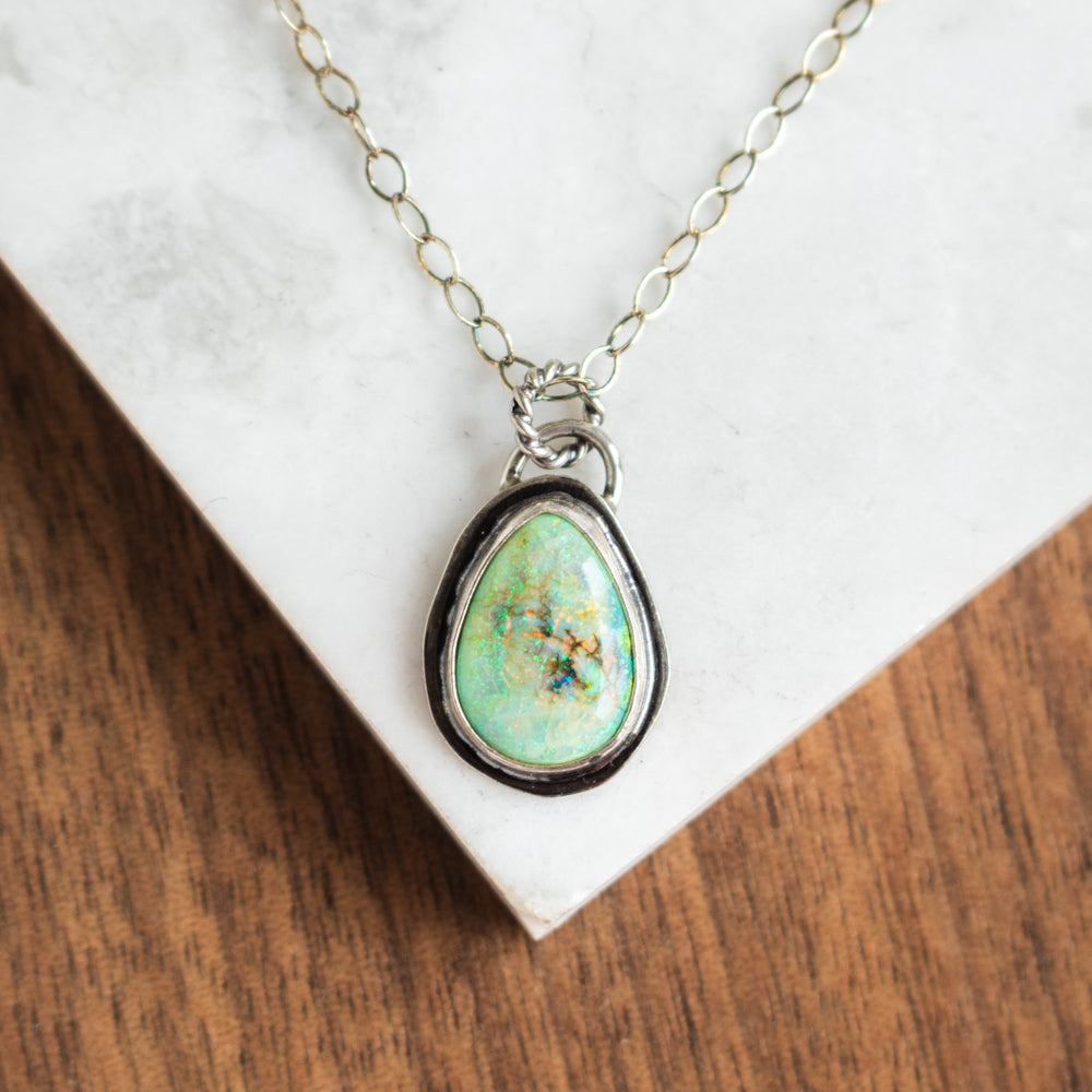 Lab Opal Necklace
