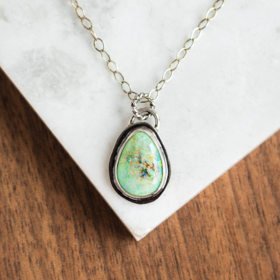 Lab Opal Necklace