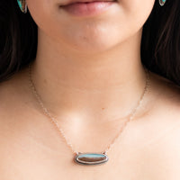 Ocean Jasper Horizontal Necklace