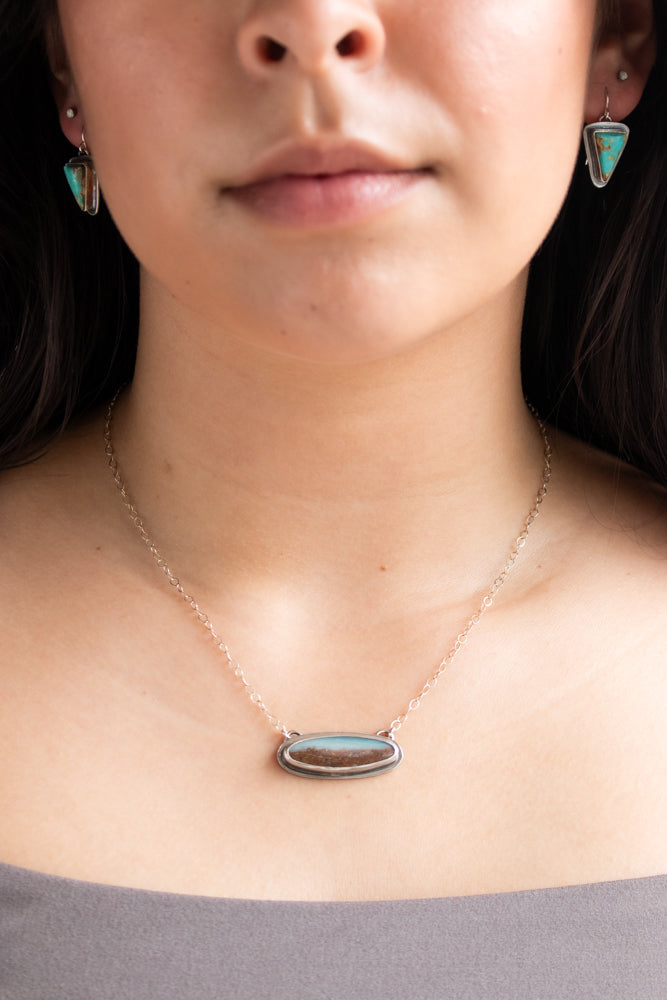 Ocean Jasper Horizontal Necklace