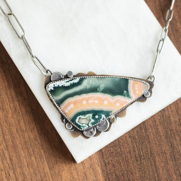 Ocean Jasper Specimen Necklace