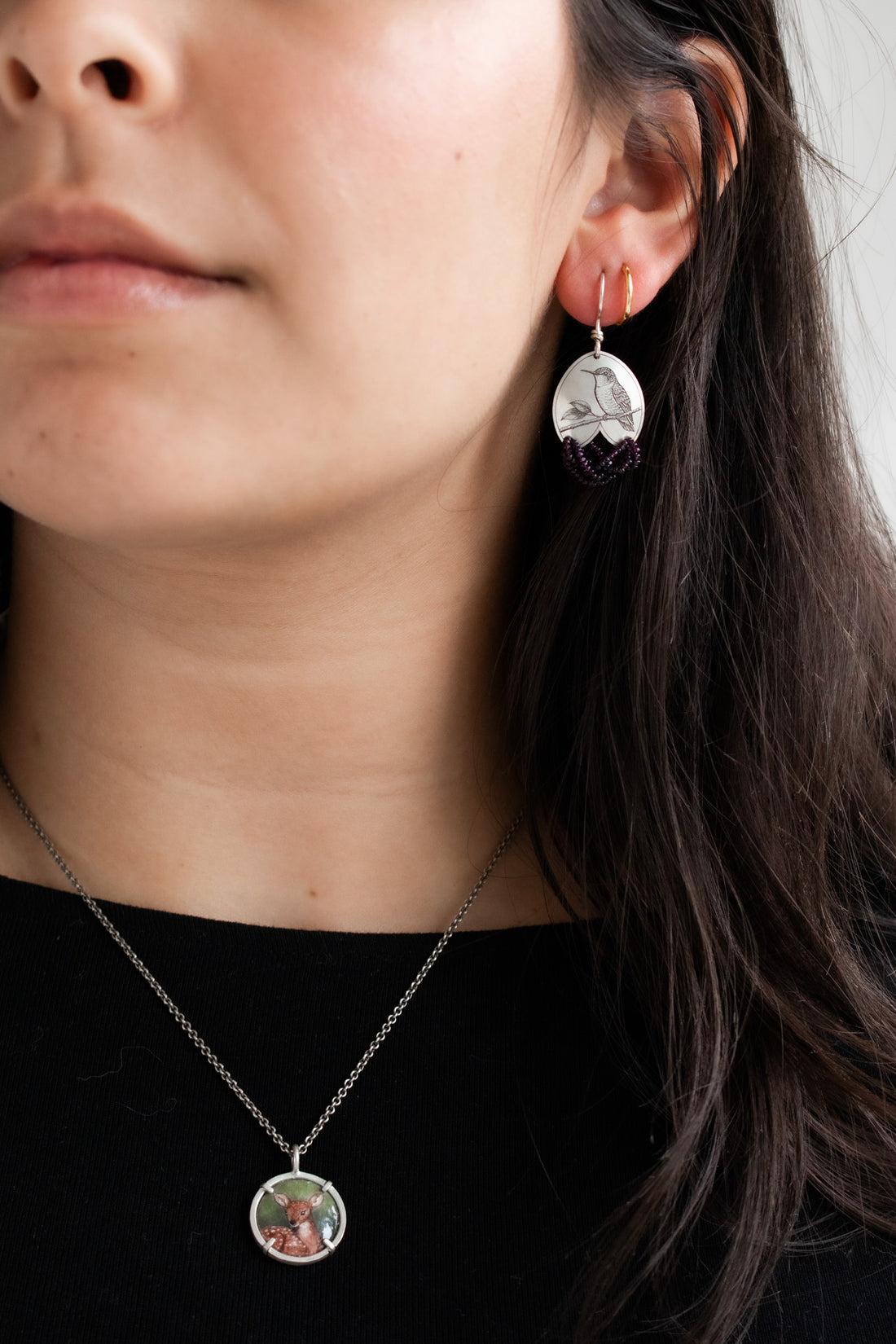 Hummingbird Beads Earrings