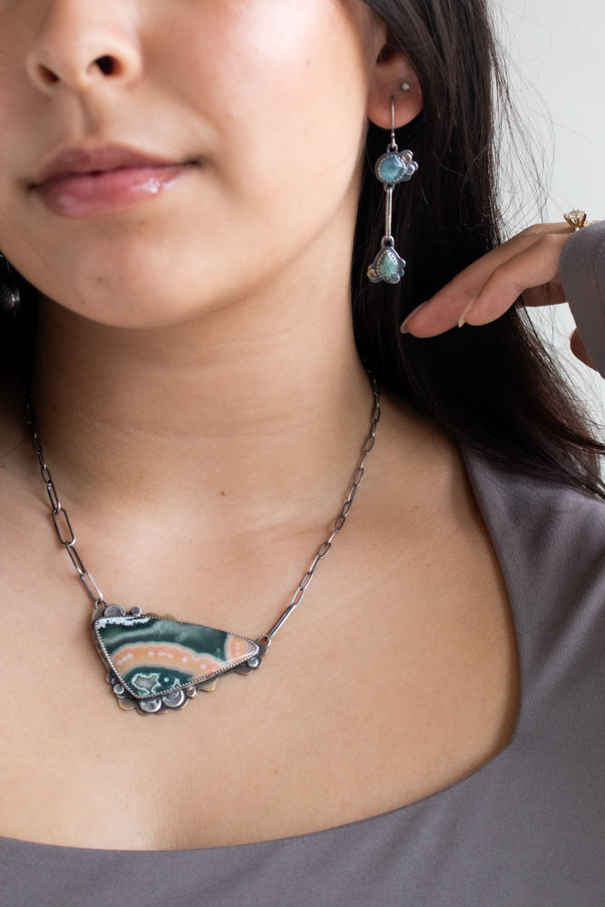 Ocean Jasper Specimen Necklace