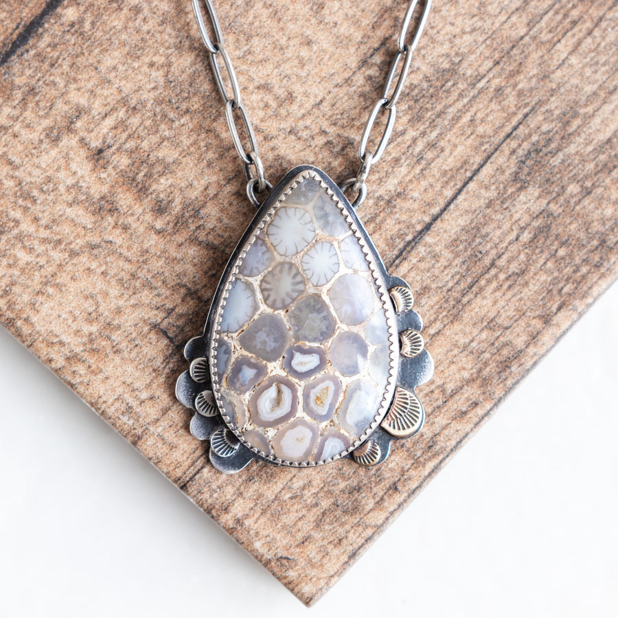 Fossil Coral Necklace
