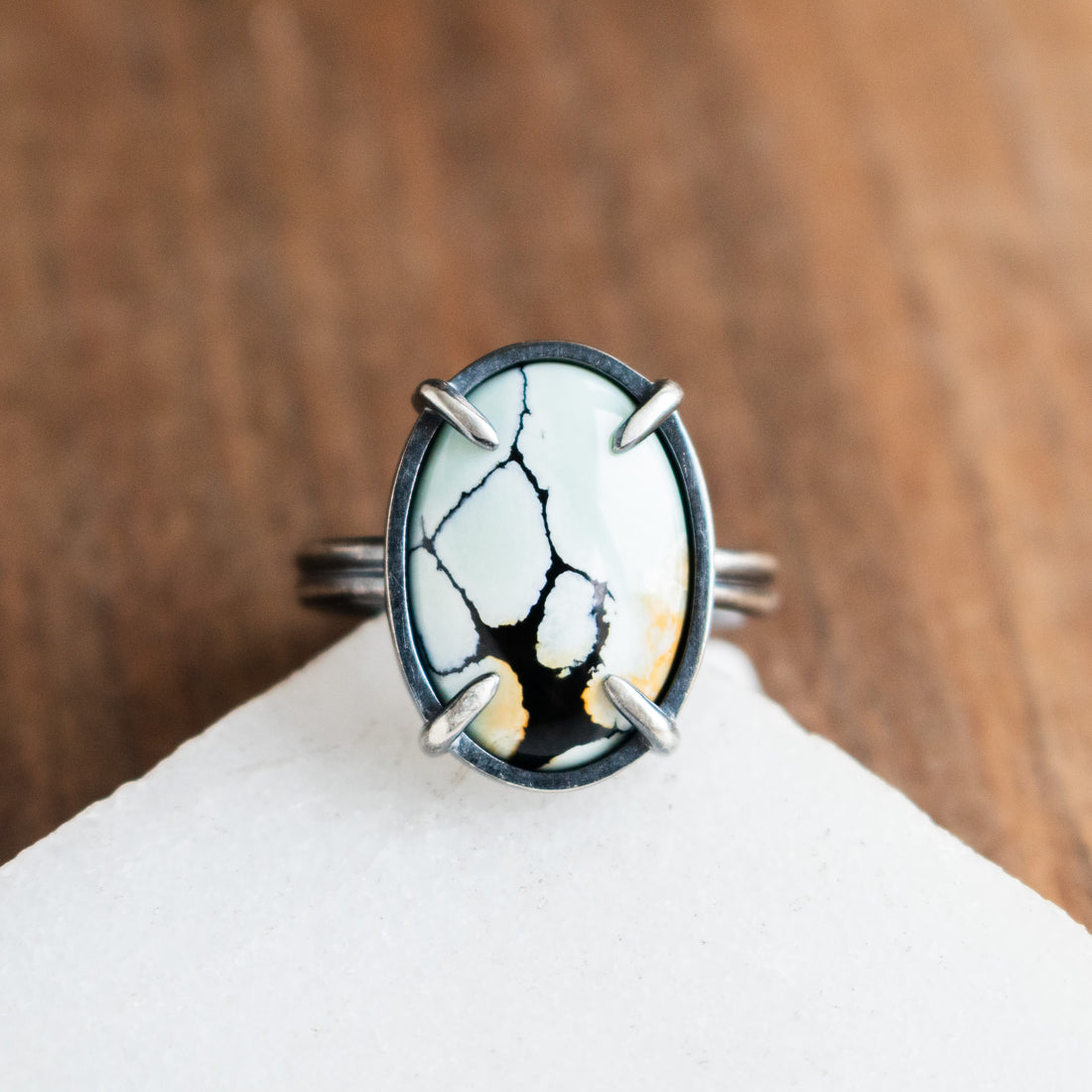 Size 8 | Ivory Creek Variscite Oval Ring