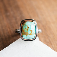 Size 7 | Amaroo Turquoise Copper & Silver Twig Ring