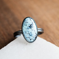 Size 8 | Golden Hills Turquoise Oval Ring no.1