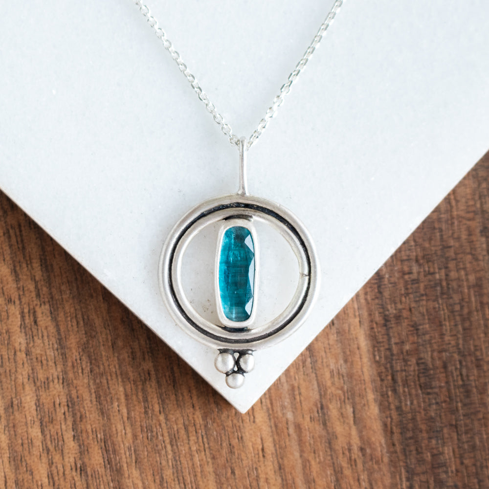 Kyanite Circle Necklace